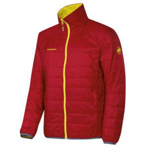 Giacca Runbold Mammut reversibile, rossa e lime