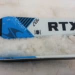 Dettaglio della coda e del fianco dello Sci Blizzard RTX Power