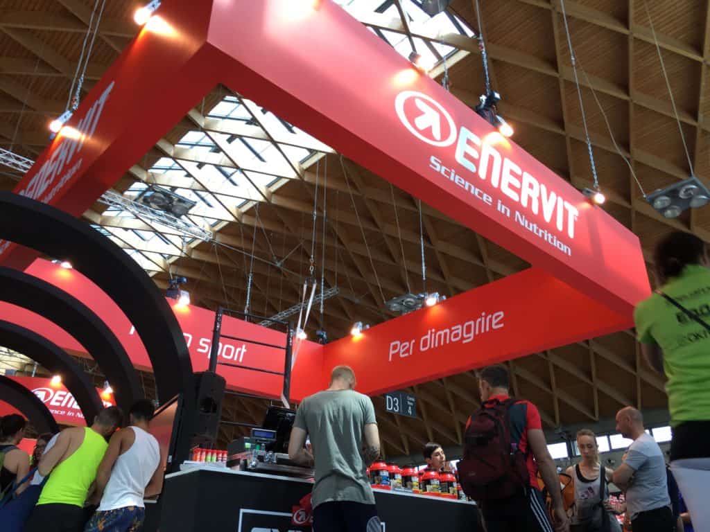 Lo stand Enervit