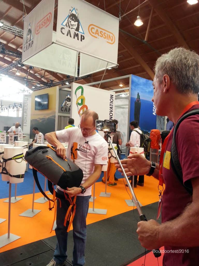 L'illustrazione delle novità di casa Camp Cassin, da parte di Carlo Caccia