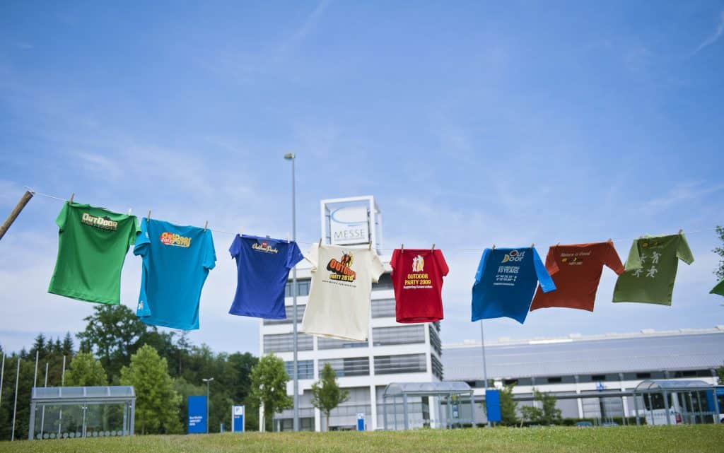 Le T-shirt dell'OutDoor Party raccontano la storia della fiera