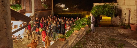 Cammina con i Gufi, un momento dell'edizione 2015 nelle Dolomiti Bellunesi