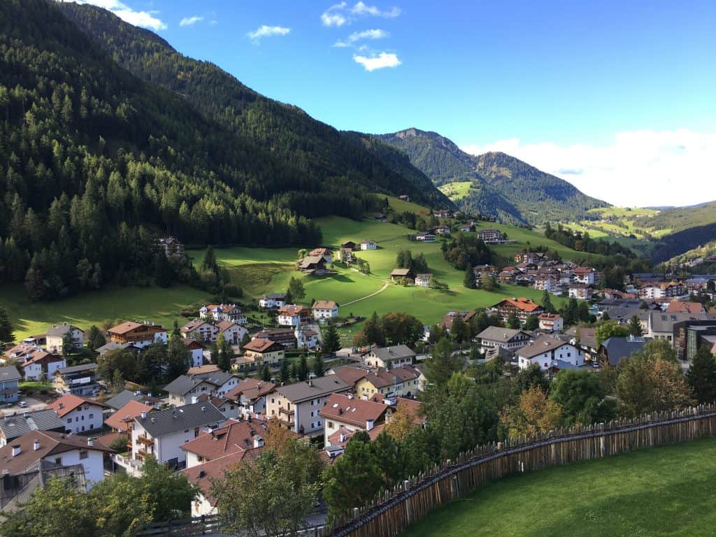 Panorama su Ortisei perla della Val Gardena