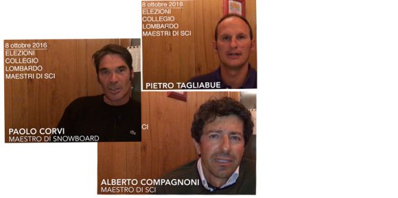 Tre candidati: Alberto Compagnoni, Paolo Corvi, Pietro Tgliabue