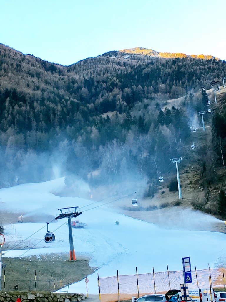 Innevamento sulle piste dello Speikboden