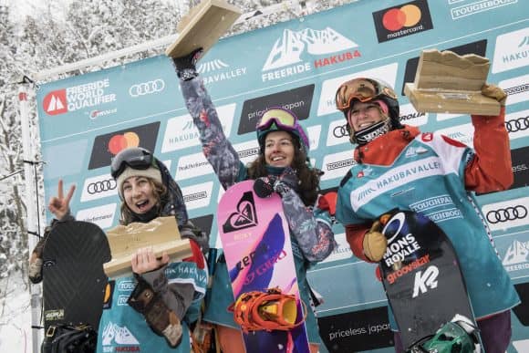 Snowboard femminile Freeride 4 Hakuba (foto J Halayko)