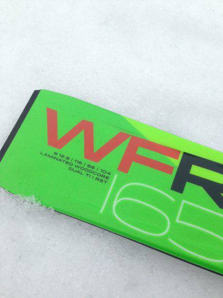 Misure riportate sull'Elan SLX Waveflex