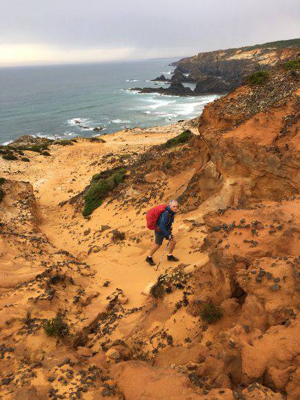 120 chilometri sul bordo dell'Oceano Atlantico, sempre sferzati dal vento e, talvolta, dall'acqua