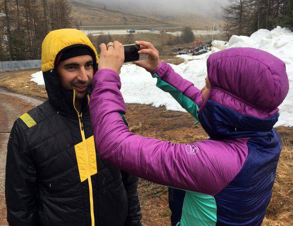Scatti reciproci nel trekking test