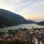 Il lago di Molveno alla mattina presto