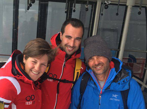 Gloria Carletti con Riccardo Pizzetti e Riccardo Stacchini