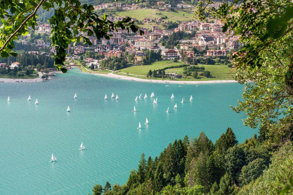 Vele sul Lago di Molveno, Dolomiti Paganella - ph.-Filippo-Frizzera