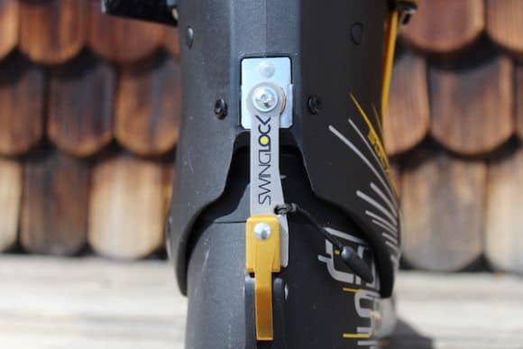 Scarpone La Sportiva Solar - Dettaglio posteriore swinglock chiuso