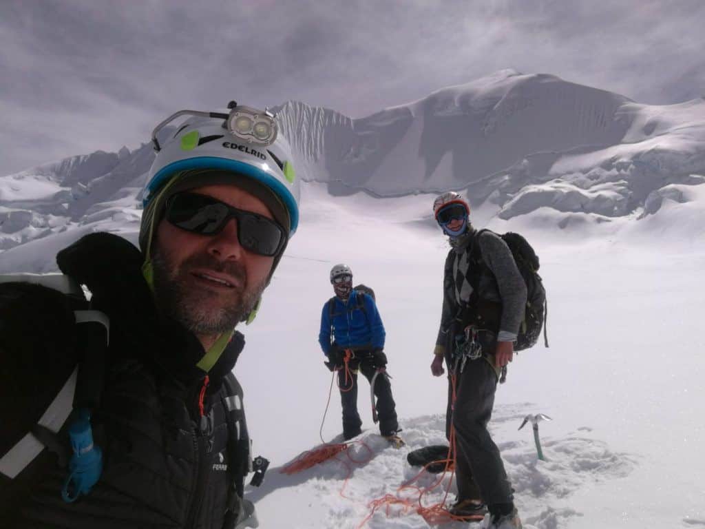 Sulla normale dell'Illimani