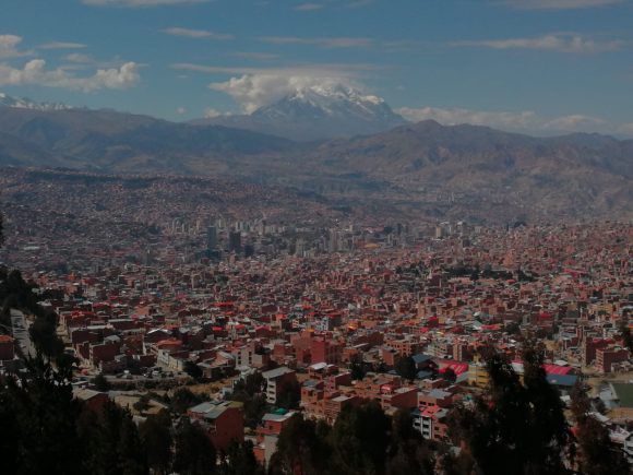 L'Illimani da La Paz