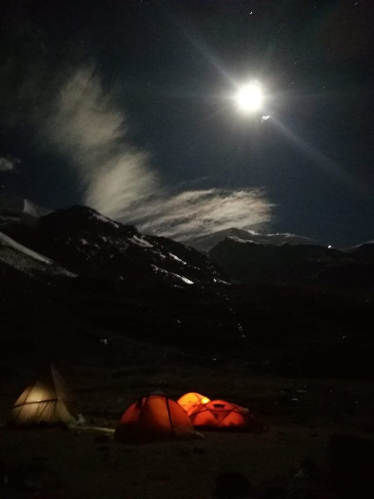 Notte sull'Illimani