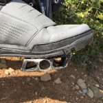 Shimano GR9 in appoggio al pedale flat