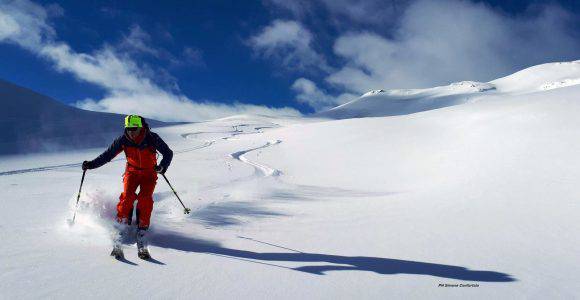 Salita al monte delle Mine, in Vallaccia, a Livigno, con Salewa e Ski Trab. Ph Simone Confortola