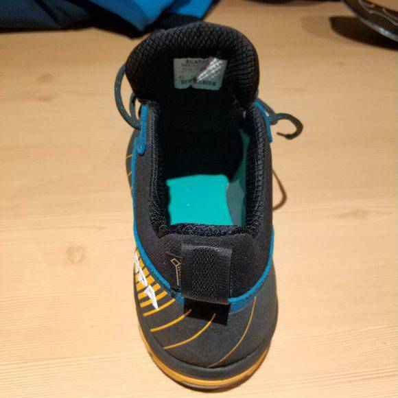 Apertura per la calzata della SCARPA Mescalito GTX