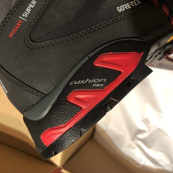 Il tallone ammortizzante della Millet Super Trident GTX