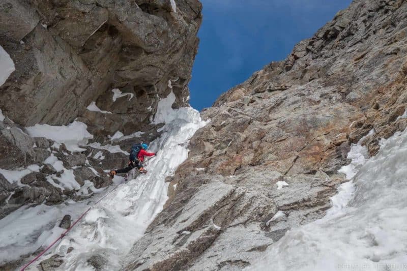 Grandes Jorasses - Via in memoria di Gianni Comino - Prima ripetizione - Ph. Charles Dubouloz (6)