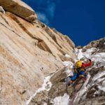 Grandes Jorasses - Via in memoria di Gianni Comino - Prima ripetizione - Ph. Yann Borgnet (2)