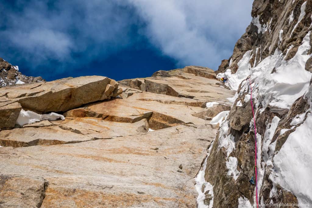 Grandes Jorasses - Via in memoria di Gianni Comino - Prima ripetizione - Ph. Yann Borgnet (3)