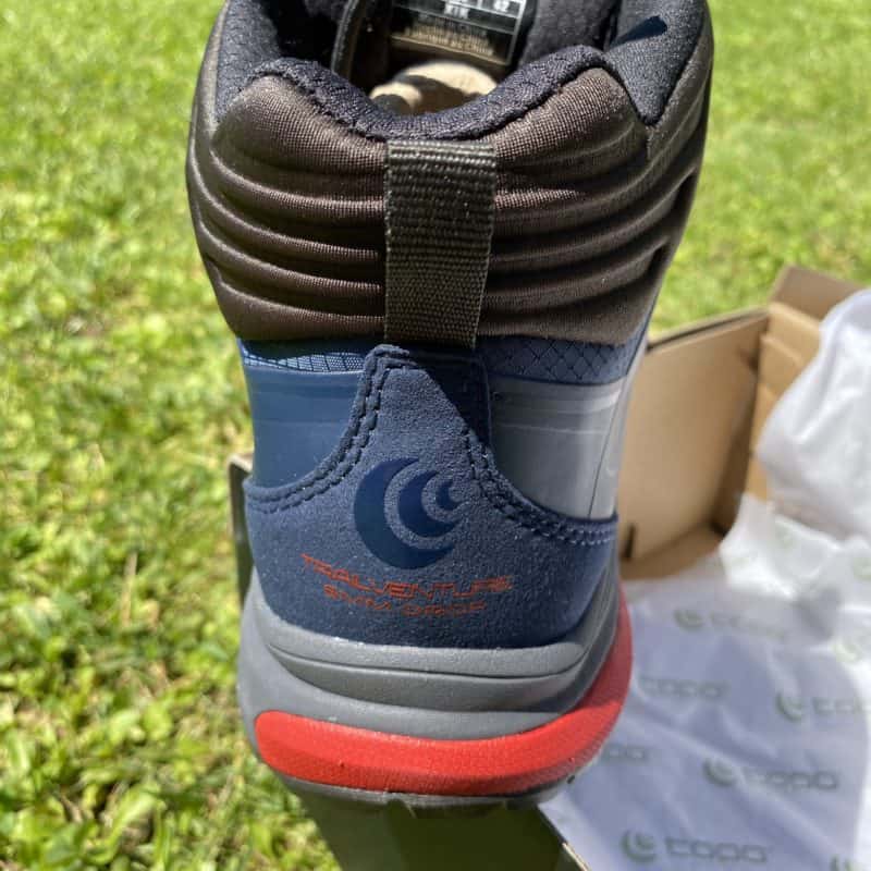 Topo Athletic Trailventure,, la conchiglia di sostegno al tallone