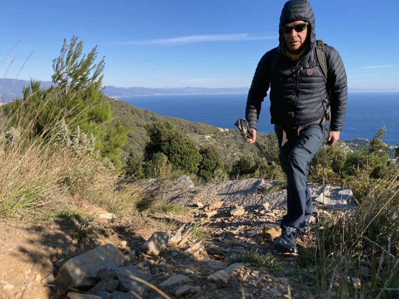 Alfredo Tradati, camminata autunnale a Spotorno (Sv), novembre 20