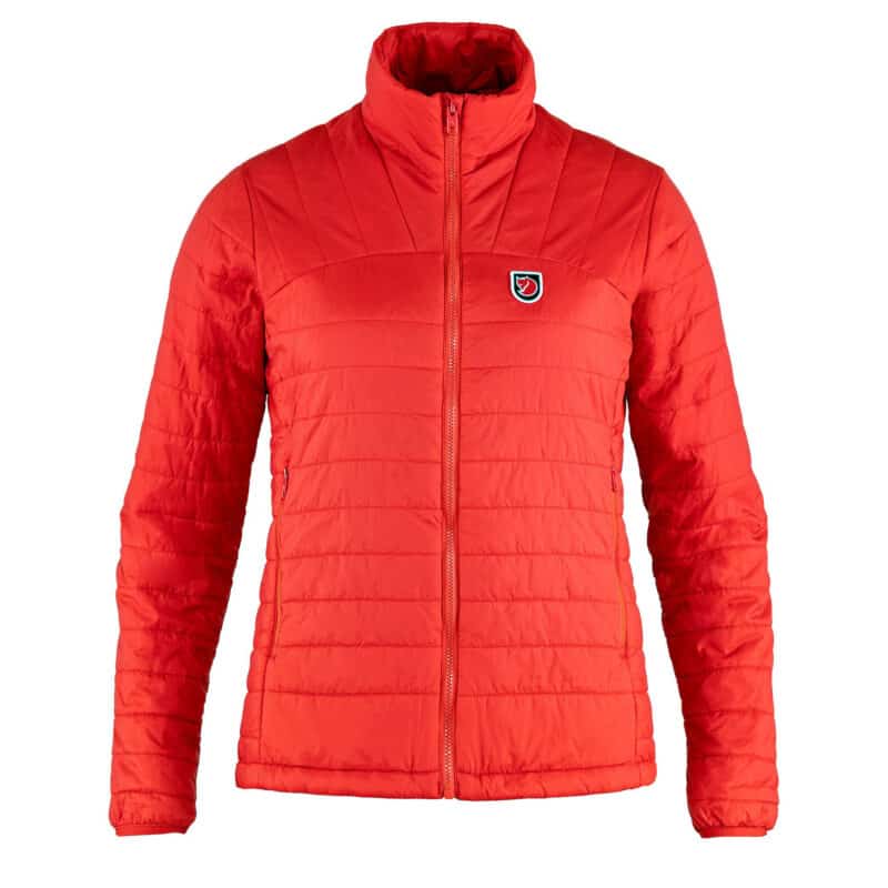 Fjällräven Expedition X-Lätt giacca outdoor da donna, colore rosso