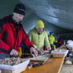 La Cambusa nella tenda meeting alla Base Test dei Vibram Skimodays Bormio 23