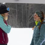 Alba De Silvestro chiacchiera con Natalia Mastrota ai Vibram Skimodays Bormio 23