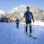 Andrea Gallina di Sportmarket di Cornuda affronta il percorso SCARPA ai Vibram Skimodays Bormio 23