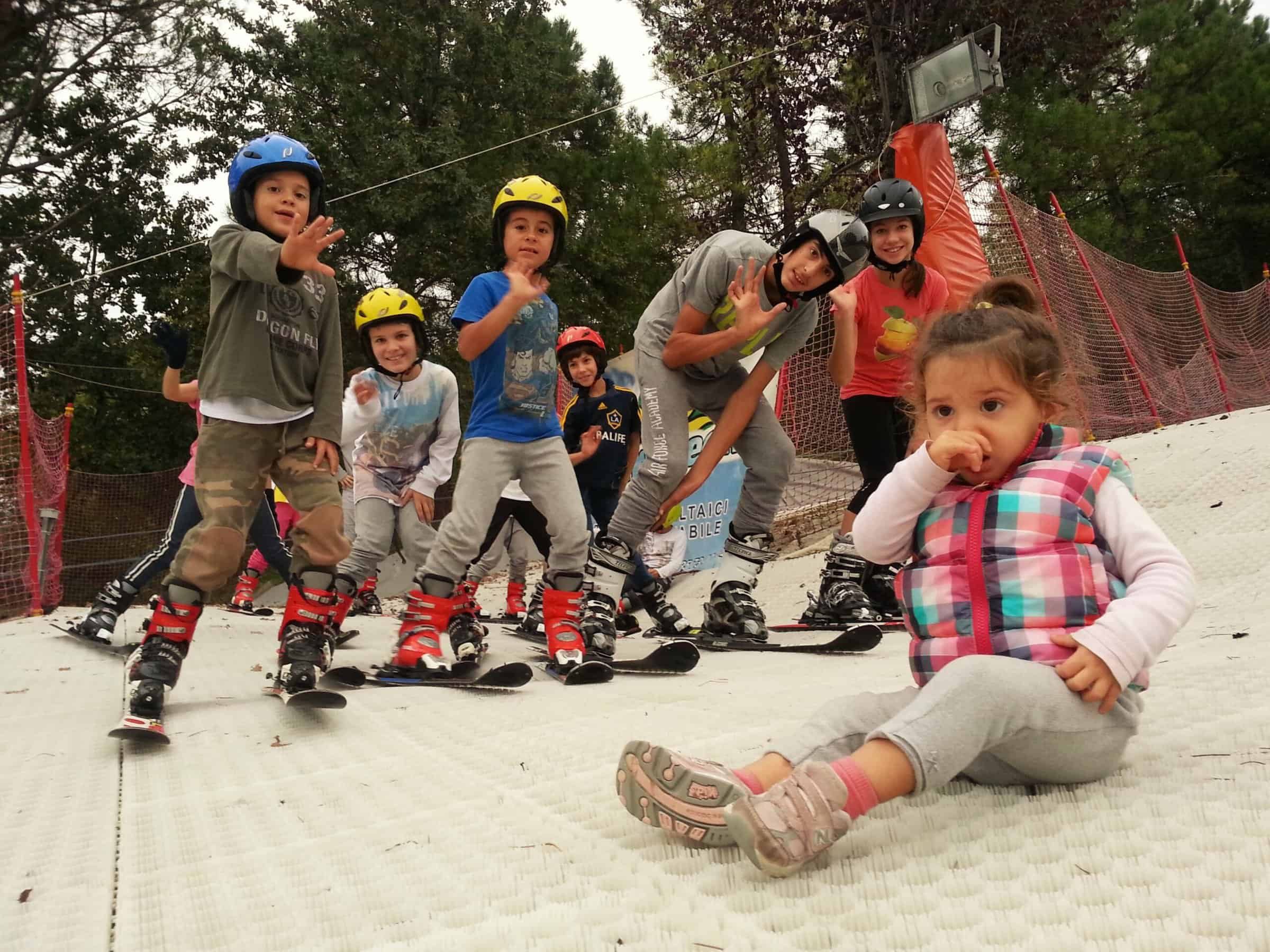 Corso di sci per bambini