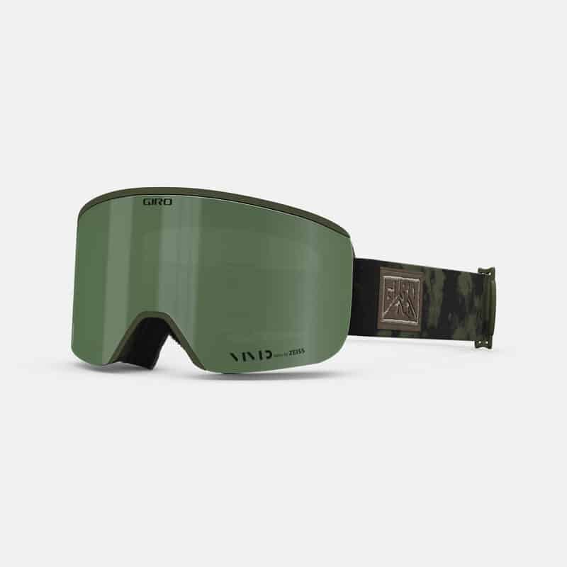 Giro Axis, maschera da sci e snowboard colore trail green - cloud dust