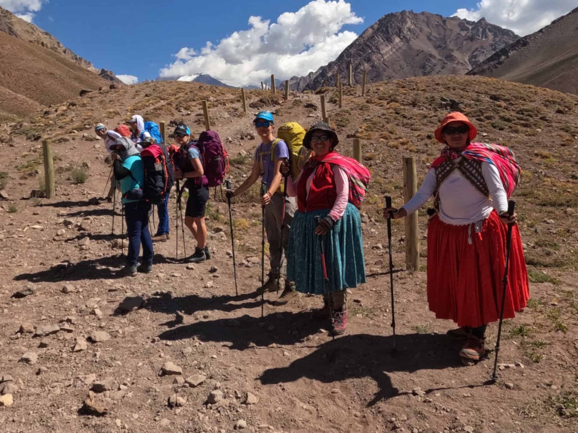 Le donne della spedizione 2023 tutta al femminile sull'Aconcagua