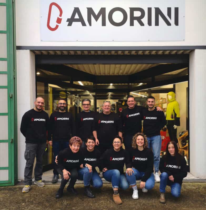Il team Amorini Srl al completo.