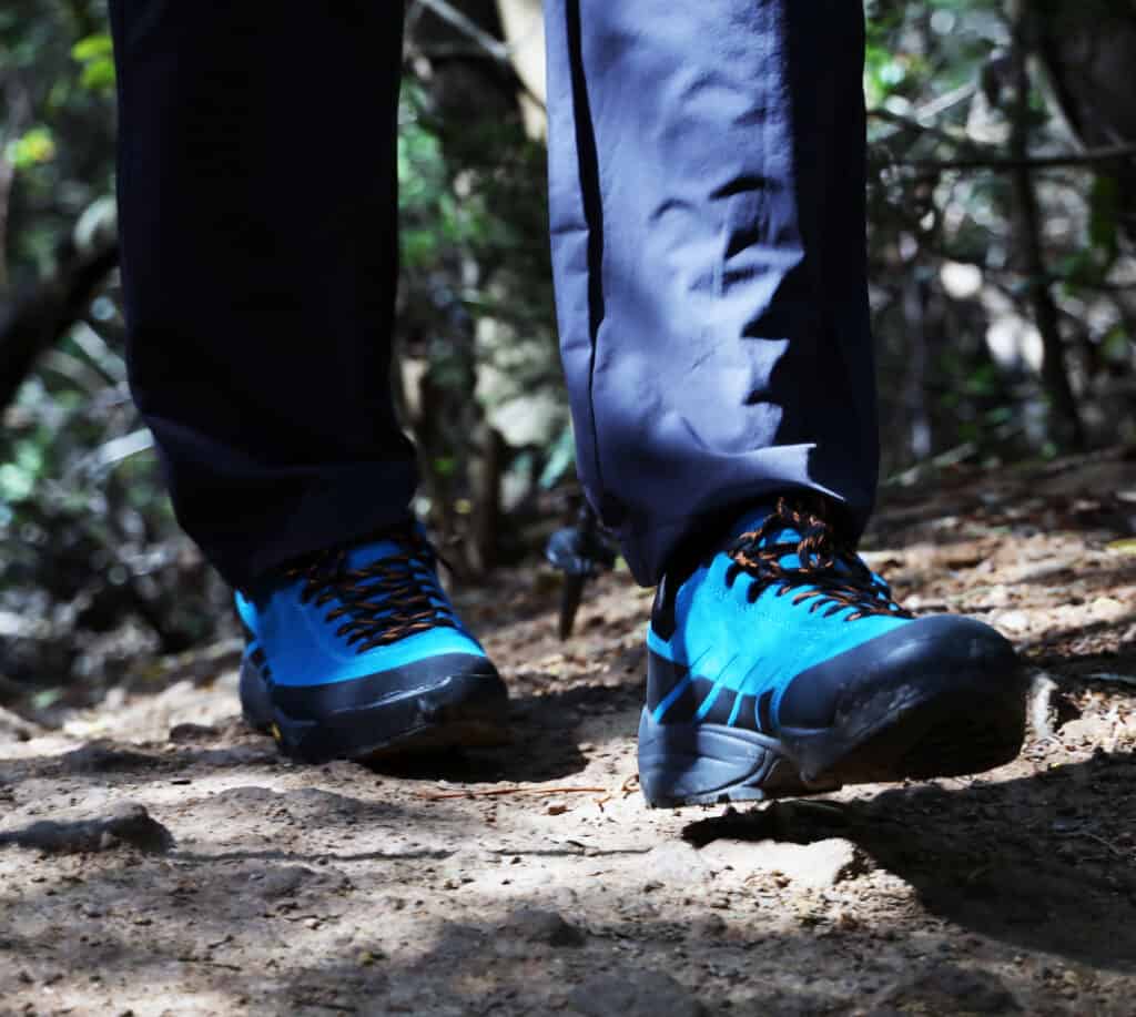 Primo piano sulle scarpe da trekking Mintaka WB di CMP.