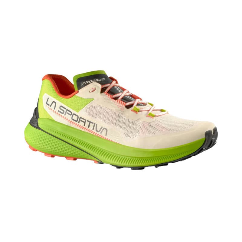 La Sportiva Prodigio, calzatura da ultra trail, colore Antique White.