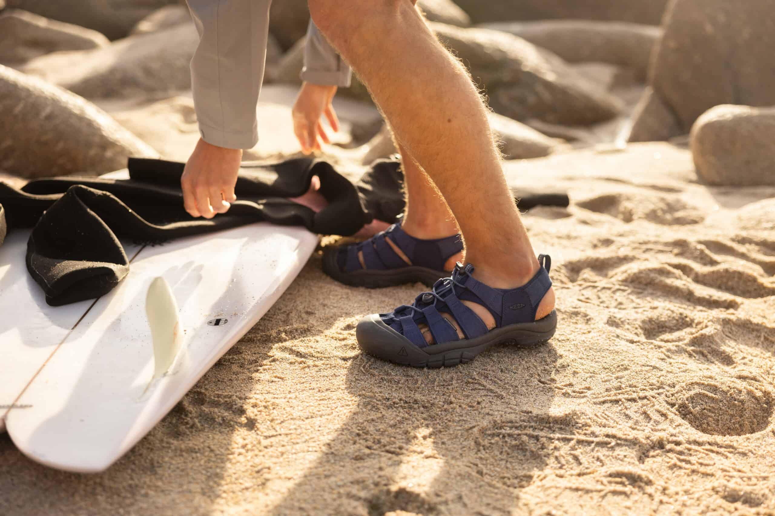 Sandali Uomo In Pelle Morbida, Da Trekking E Spiaggia, Traspiranti E Leggeri - Perfetti Per Outdoor E Passeggiate