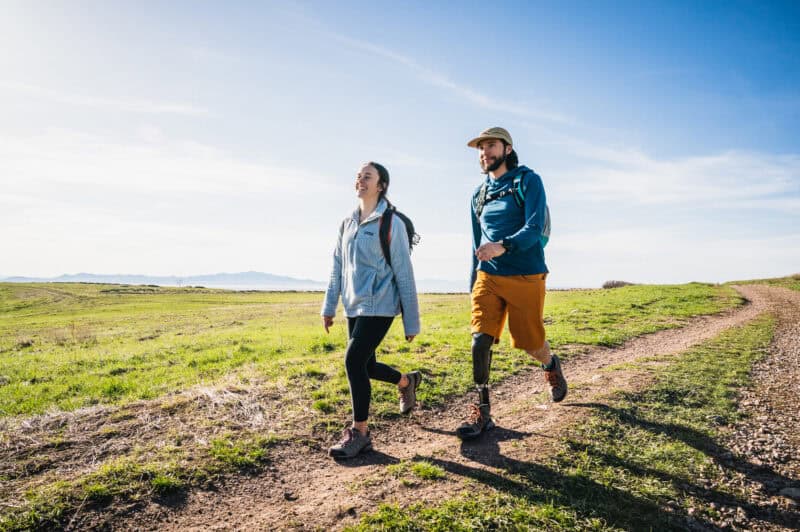 Josie White and Santi Vega hike the Bonneville