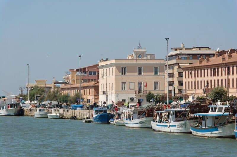 Fiumicino, foto di Ra Boe da wikimedia. Itinerari gravel a Roma