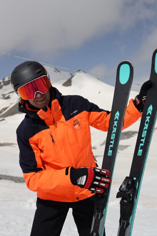 Angelo Galbiati in pista con Kaestle.