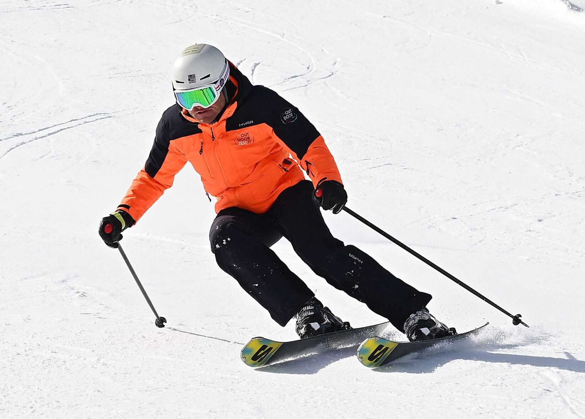 La seconda parte di curva è dinamica e fluida.