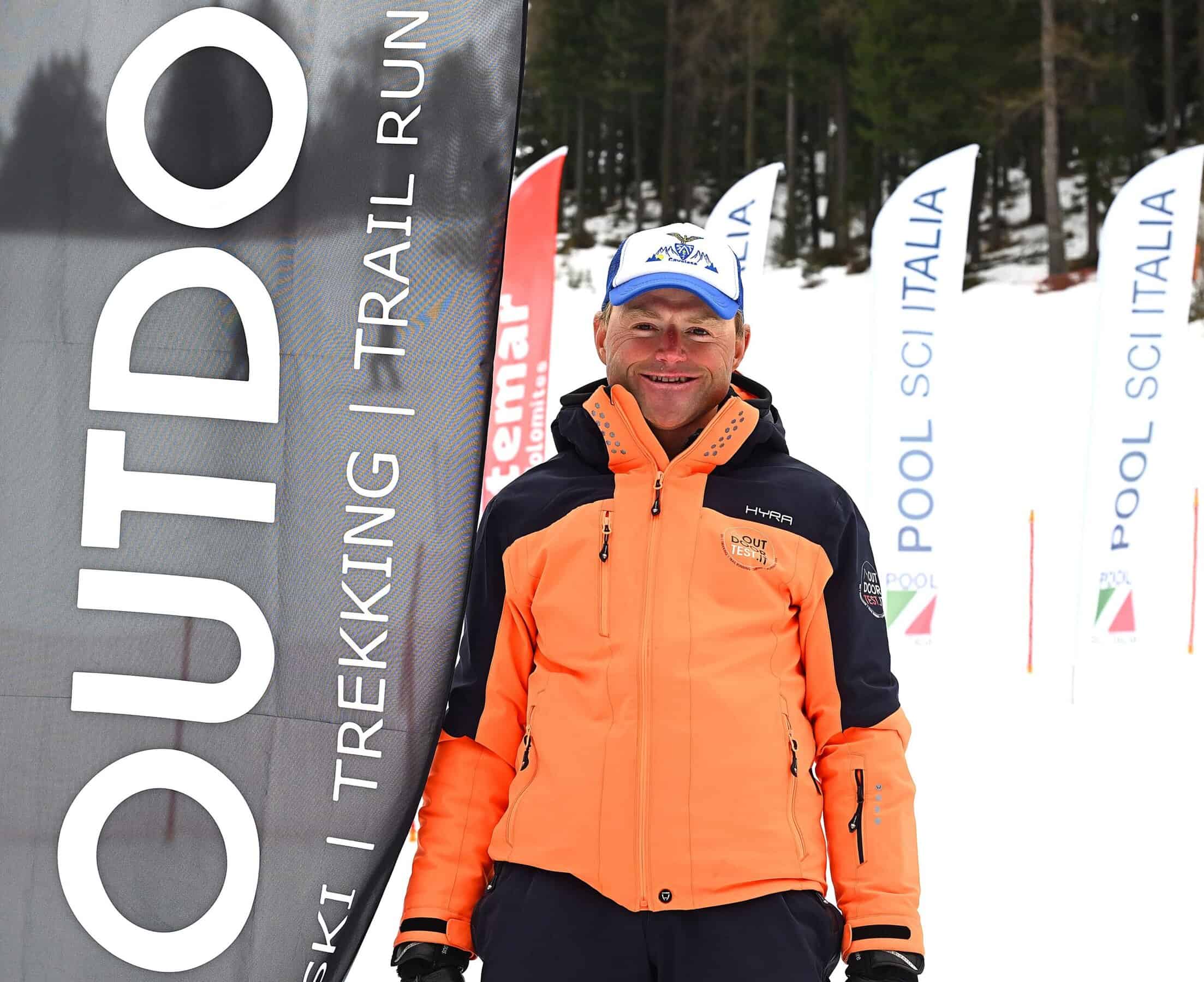 Gianluca Partel al campo base Outdoortest