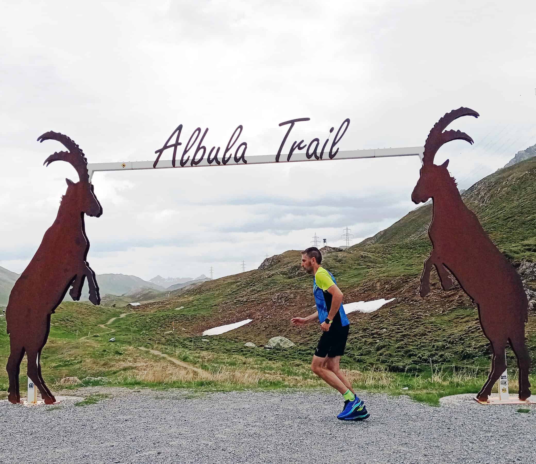 Rossignol Vezor durante il test all'Albula Trail