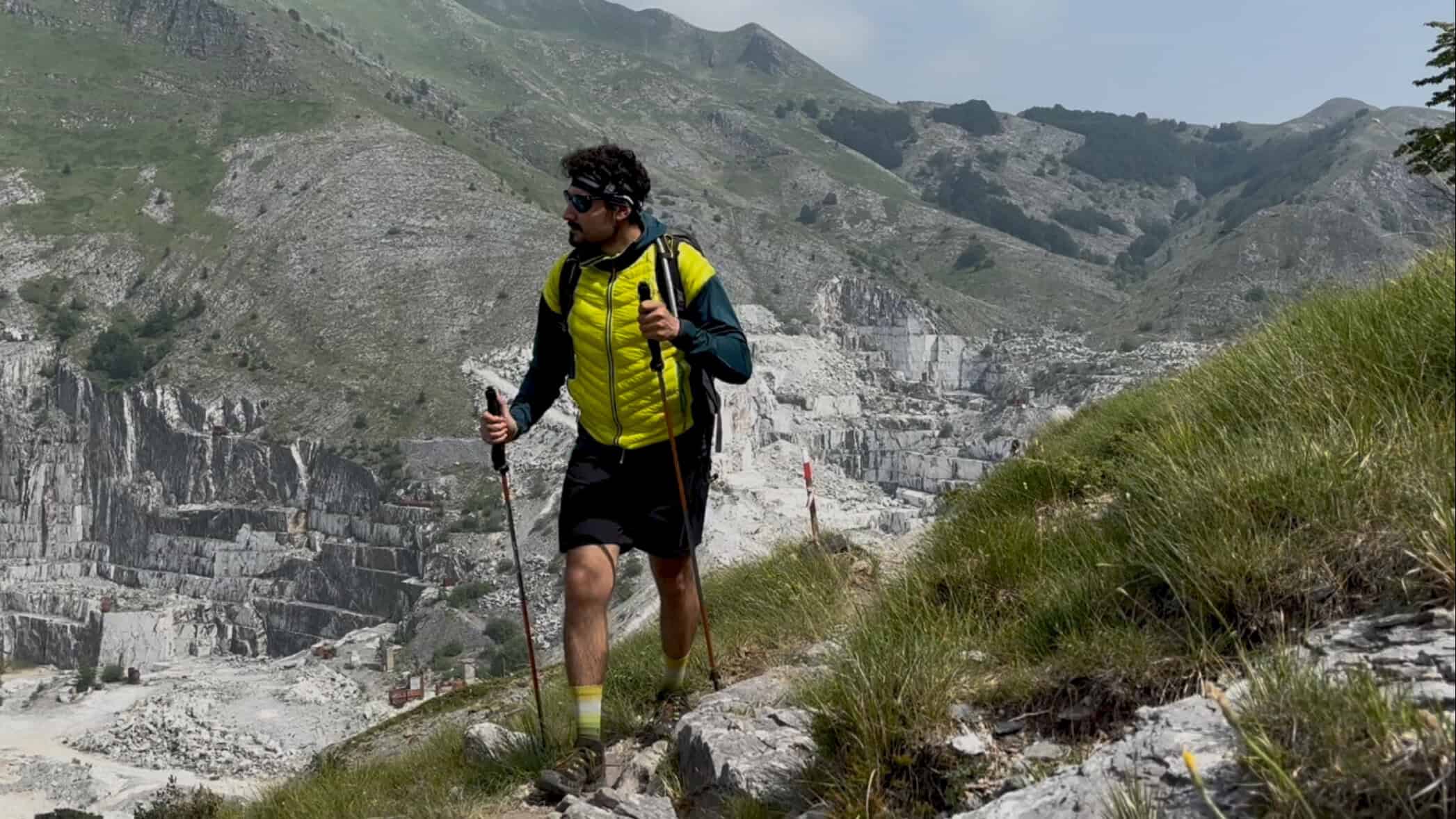 Giacca ibrida 2 Marco in montagna