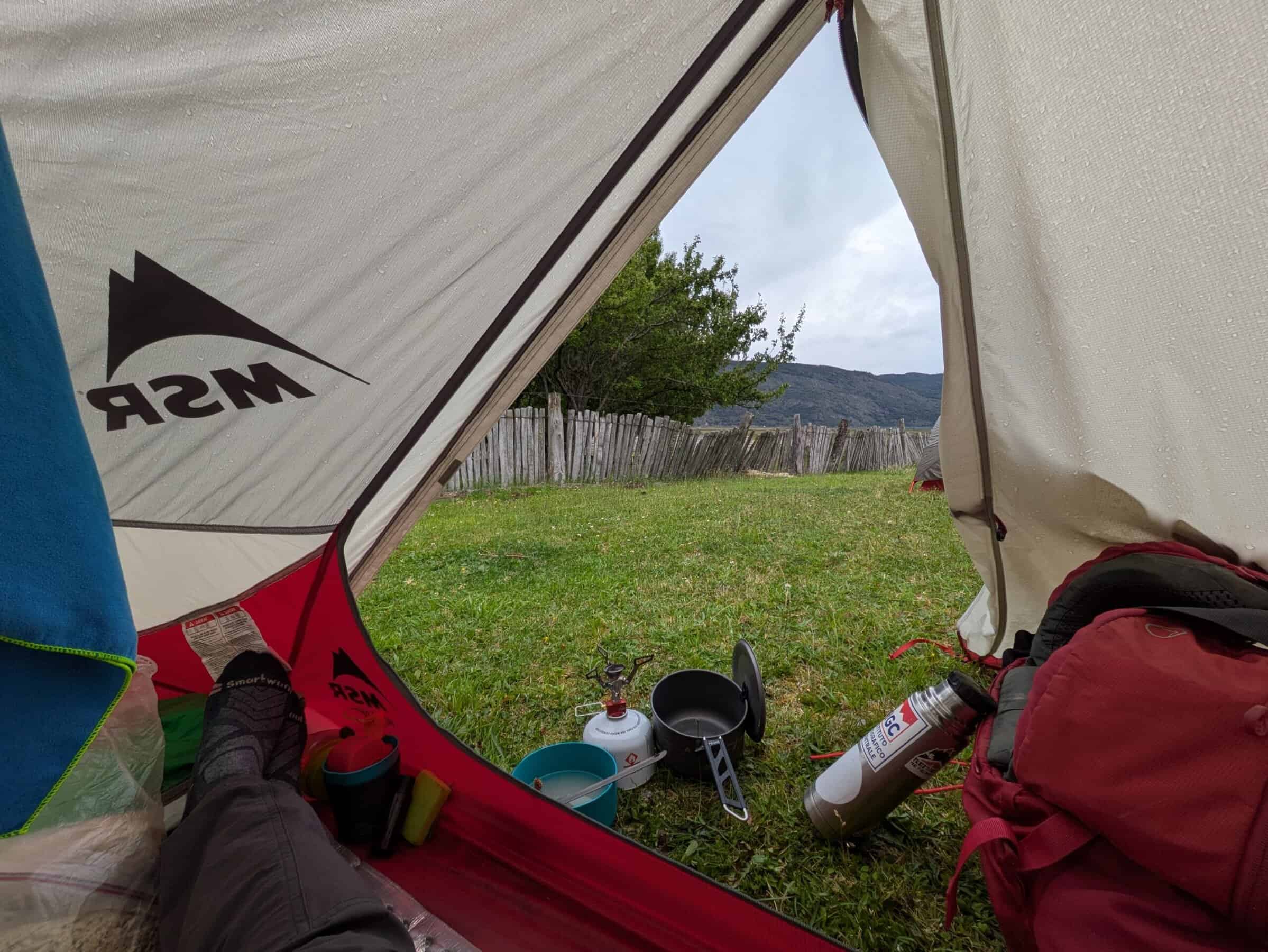 Wild camping