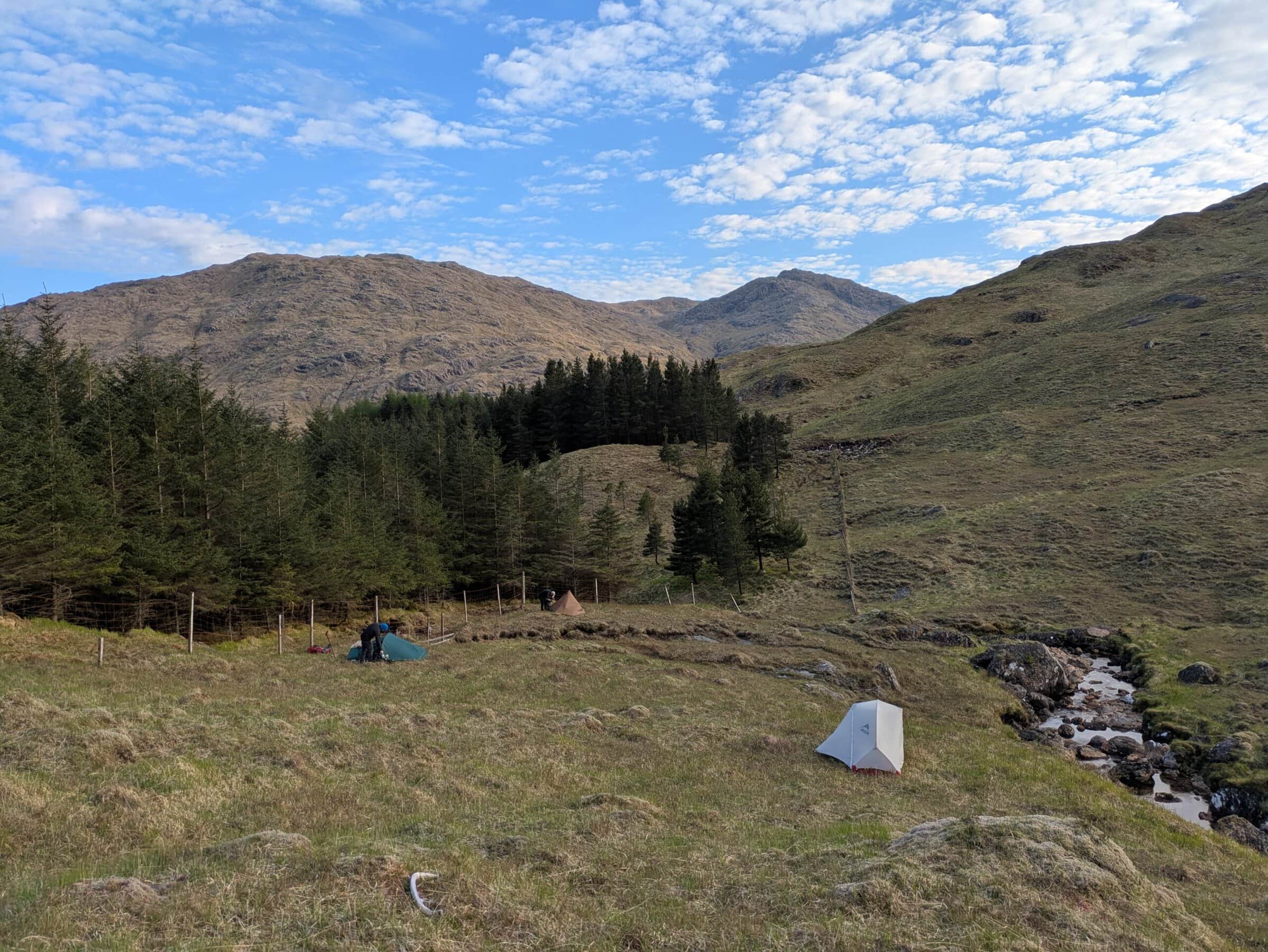 Wild camping