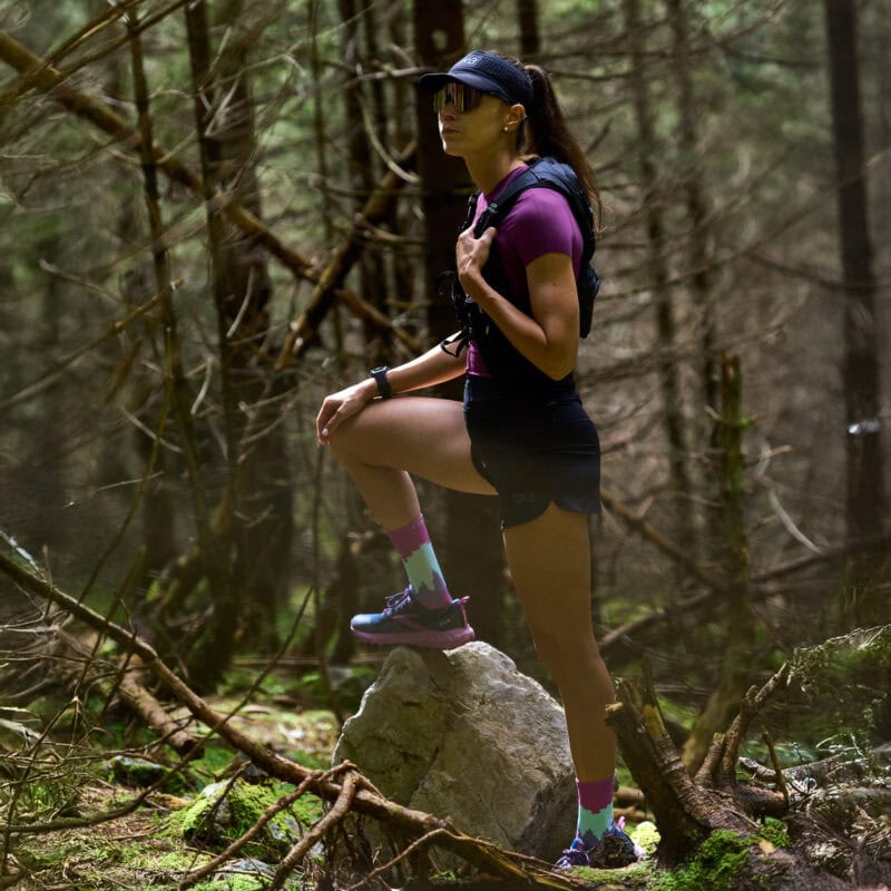 Outfit ideale per trail running estivo.